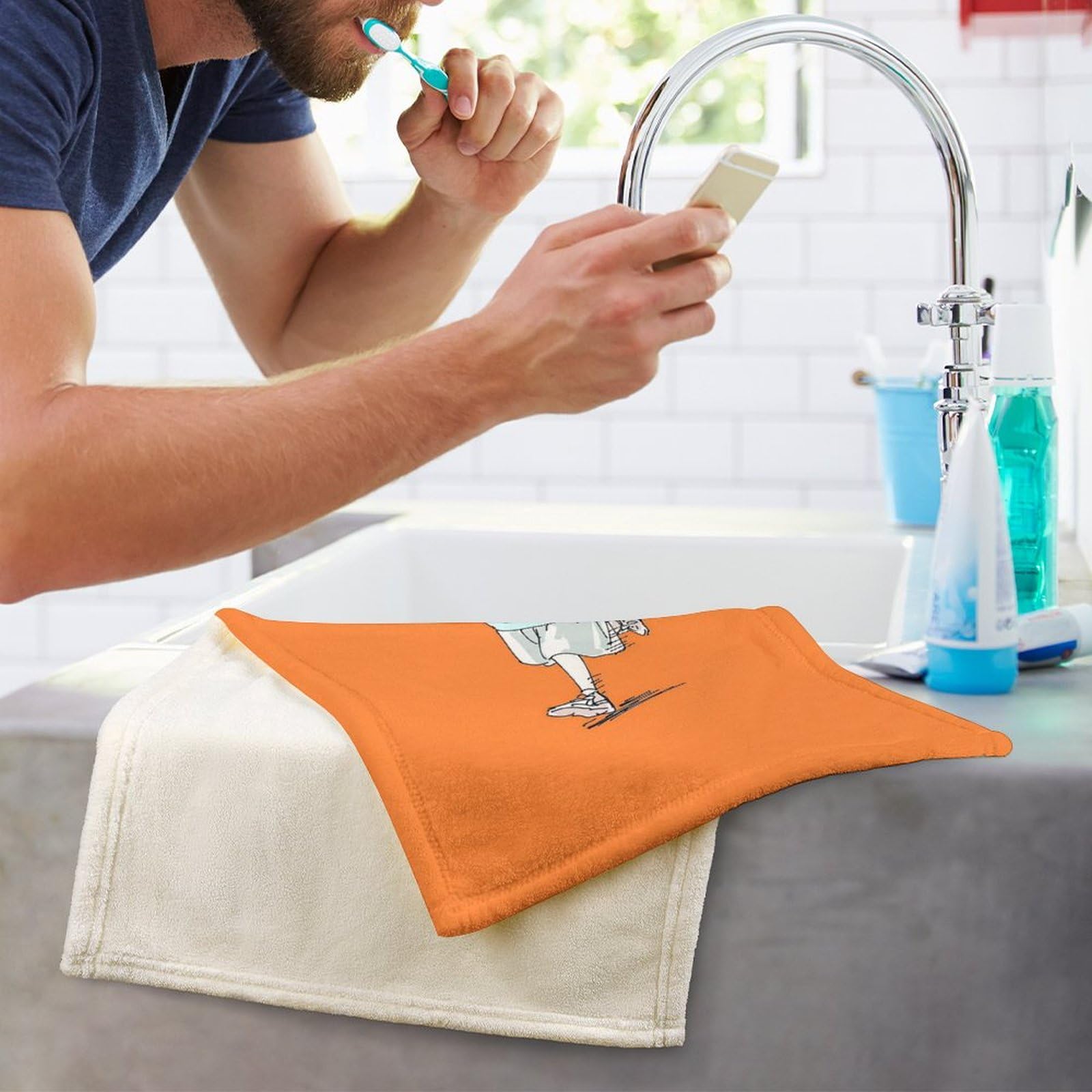 Amazon｜アオのハコ 鹿野千夏 蝶野雛75 フェイスタオル 軽量